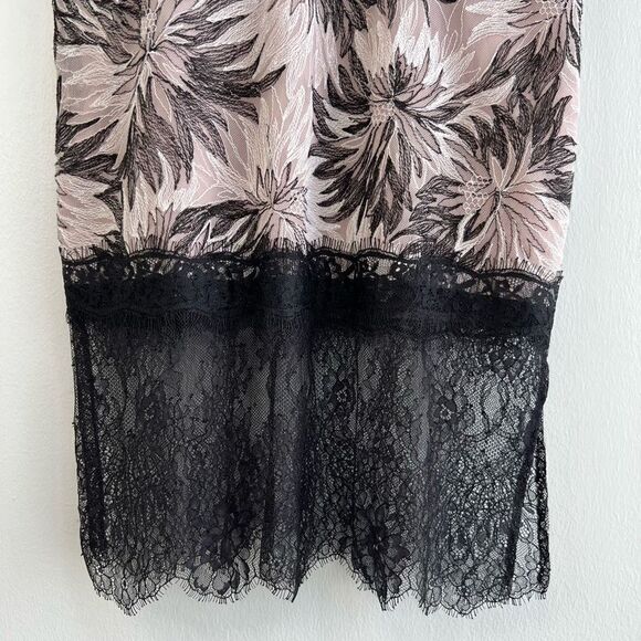 Bcbg Max Azria Shawna Sleeveless Lace Applique Mini Dress Women’s Size 0 Elegant - Picture 6 of 15